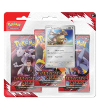 Load image into Gallery viewer, Pokemon TCG Scarlet & Violet Destined Rivals Three booster blister