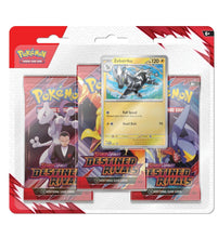 Load image into Gallery viewer, Pokemon TCG Scarlet & Violet Destined Rivals Three booster blister